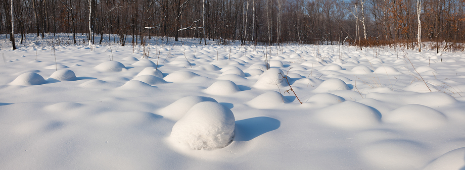 黑龙江省双鸭山市饶河雪景