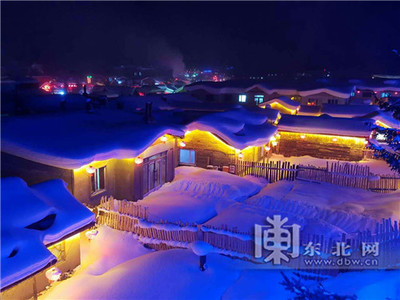 中国雪乡迷人景色惹人醉-双鸭山新闻网-东北网