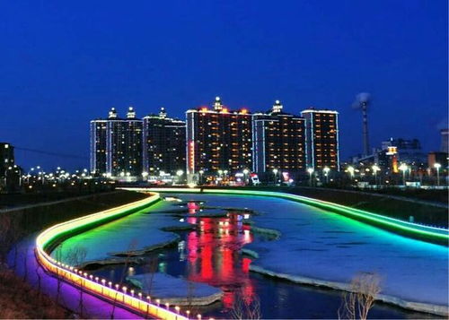 双鸭山市安邦河沿线桥梁及两岸护栏亮化工程